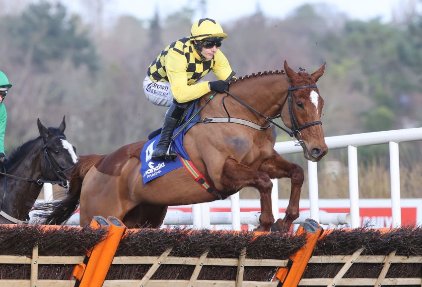 Hat-trick seeker State Man takes on top mare Lossiemouth in the Irish Champion Hurdle at Leopardstown on Sunday. Photo: Caroline Norris/Racing Post