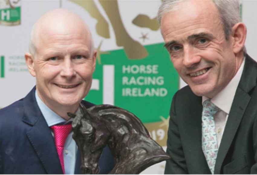 Pat Smullen and Ruby Walsh smile together for camera